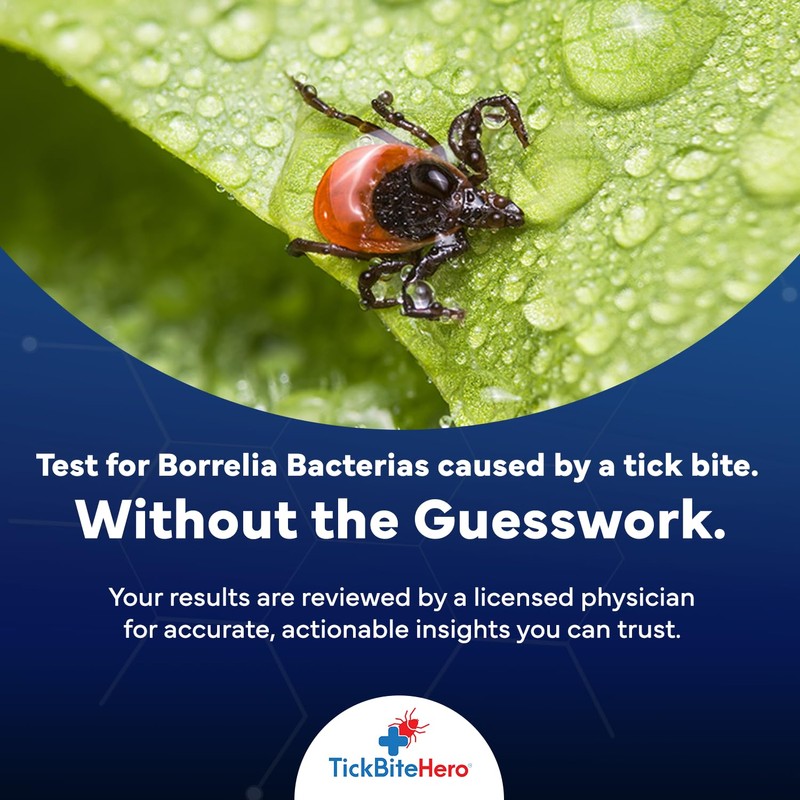 TickBiteHero Lyme Disease Test Kit – Easy at-Home and Pain-Free