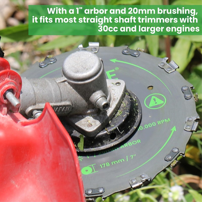 Byane Carbide Brush Cutter Blade, Trimmer Chainsaw Tooth Saw Blade,