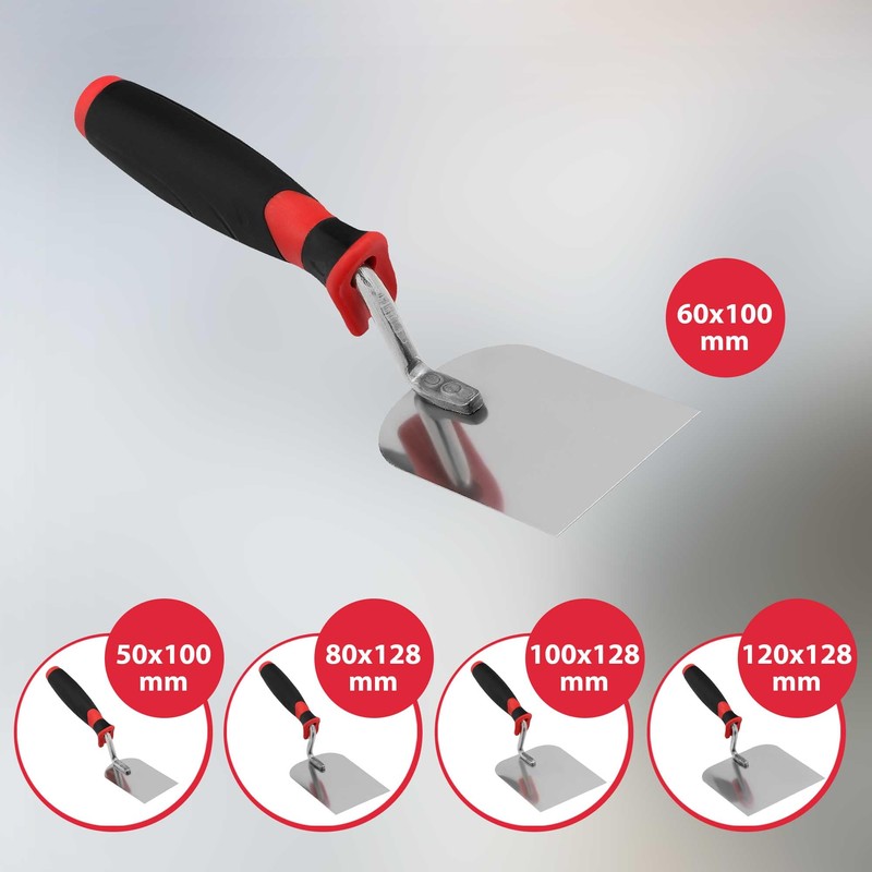 KOTARBAU® Stainless Steel Masonry Trowel 60 x 100 mm Plastering