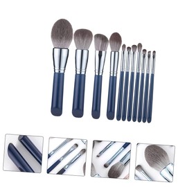 Mikinona Makeup Kit 11pcs Wooden Handle Brushes Eye Shadow Makeup Set Super Soft for Festival