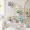 ZYUQFAN Small Fake Plants in Pots, Artificial Plants Indoors with