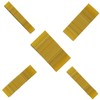 SimCos 23 Gauge Pinner Nails (1/2",9/16",3/4",1",1-3/8") 5000 pcs Assorted 5