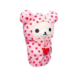 San-X Original Rilakkuma Sleeping Bag Plush Series (Korilakkuma - Strawberry)