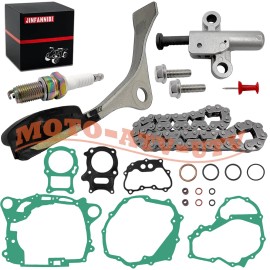 JINFANNIBI Cam Timing Chain Tensioner Arm Cover Gasket Kit for Honda Recon 250 TRX250TM/TE