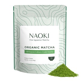 Naoki Matcha Mezcla Orgánica Multiusos Auténtico Té Verde Matcha Japonés En Polvo De Calidad Culinaria (100 G3,5 Oz)                                  