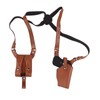 Shoulder Shooting Tool Bag PU Leather with Adjustable Shoulder Strap