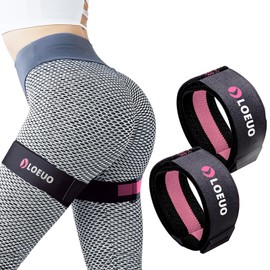 LOEUO Booty Bands for Working Out Glutes, Adjustable Blood Flow Restriction Bands with Non Slip for Workout Butt & Thigh Building, Occlusion Bands for Women and Men Glutes Easy to Carry