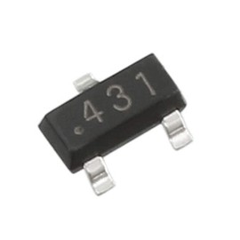sourcing map 50pcs TL431 Transistor 36V 100mA 300mW Surface Mount SOT-23