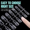 TOMICCA Nail Tips, Pack of 240 Full Cover Soft Gel