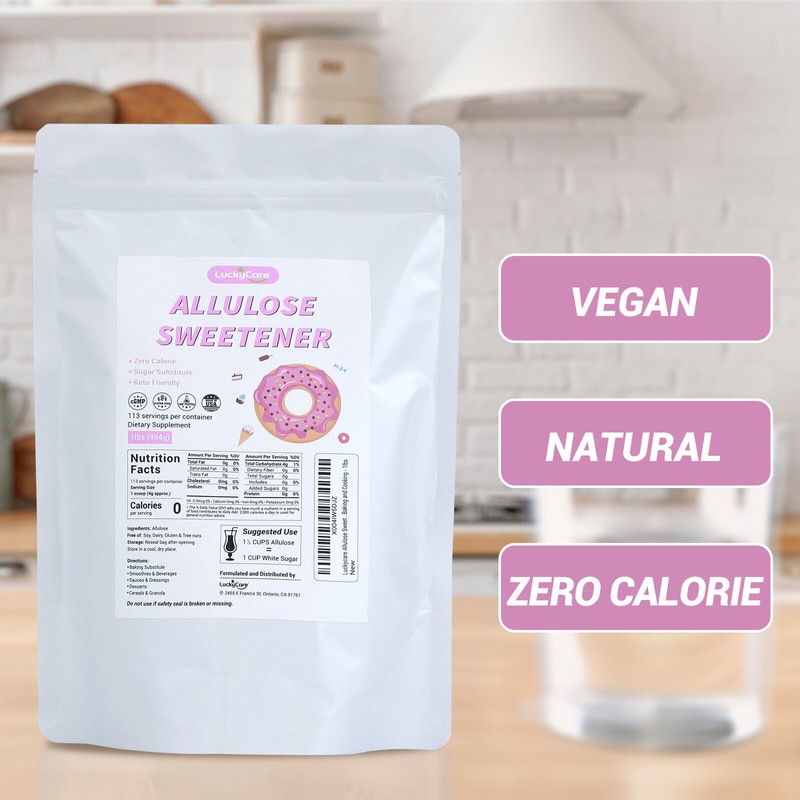 Luckycare 1 Pcs Luckycare Allulose Sweetener 1LBS - Pure Low