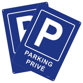 Andchi 2 x Private parking plaz sign