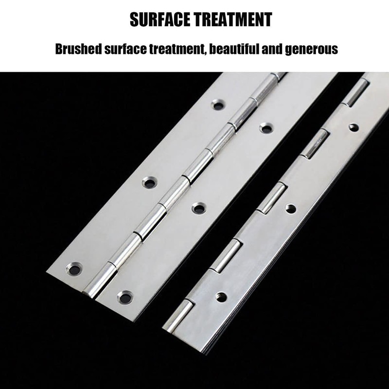 4PCS 18Inch Continuous & Piano Hinges, Heavy Duty Stainless Steel