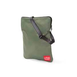 Manhattan Portage Flight Nylon Miller Shoulder Bag (olive green, water resistant, men, women, lightweight, seatbelt carry handle, removable strap, magnetic cinch)