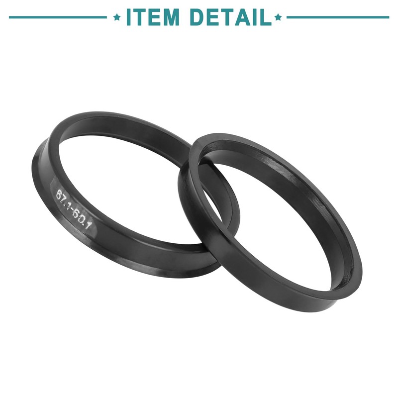 ACROPIX Car 67.1mm to 60.1mm Hub Centric Rings Fit for