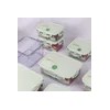 락앤락 비스프리 퓨어 밀폐용기 직사각 350ml x 4개 Lock&Lock Bisfree