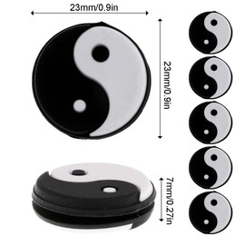 Vibration Damper Tennis Racket, Pack of 8 Tennis Dampeners, Colour Tennis Dampener, Tennis Racket Dampener, Not Easy to Fall Off, for Tennis Players or Sports Enthusiasts