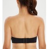 Lemorosy Women's Plus Size Anti-Slip Invisible Seamless Wireless Strapless Bra