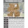 TACVASEN Men's Hiking Shorts Elastic Waist Cargo Work Shorts Mens