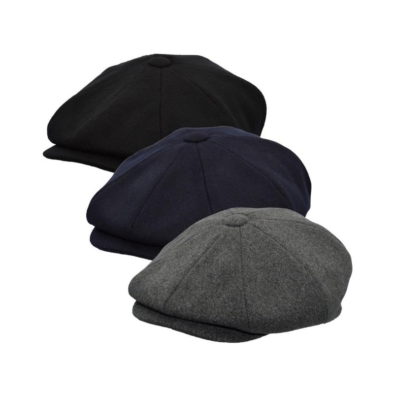 WALKER AND HAWKES - Men's Melton Wool Waterproof 8-Panel Bridgemoor