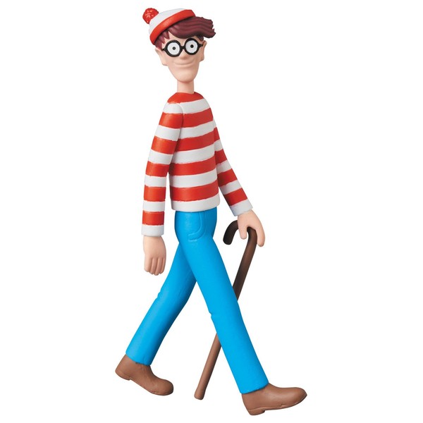 UDF Ultra Detail Figure Wally Look for Waldo! Waldo, Total Height Approx. 3.5 inches (90 mm), Painted Finished Figure