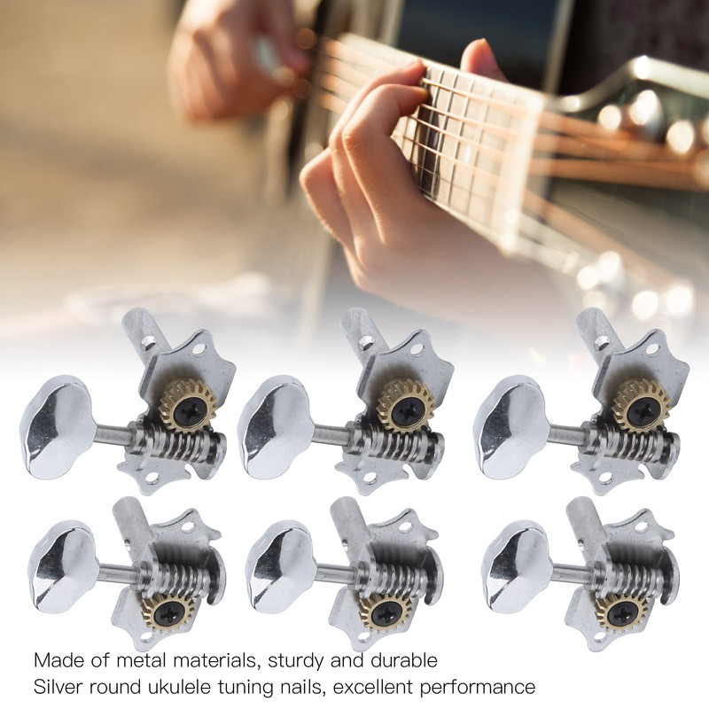 6Pcs Classical Guitar Tuning Pegs Keys Machine Heads Tuner Set