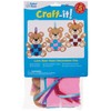 Baker Ross Love Bear Heart Decoration Kits-Pack of 5, Valentines