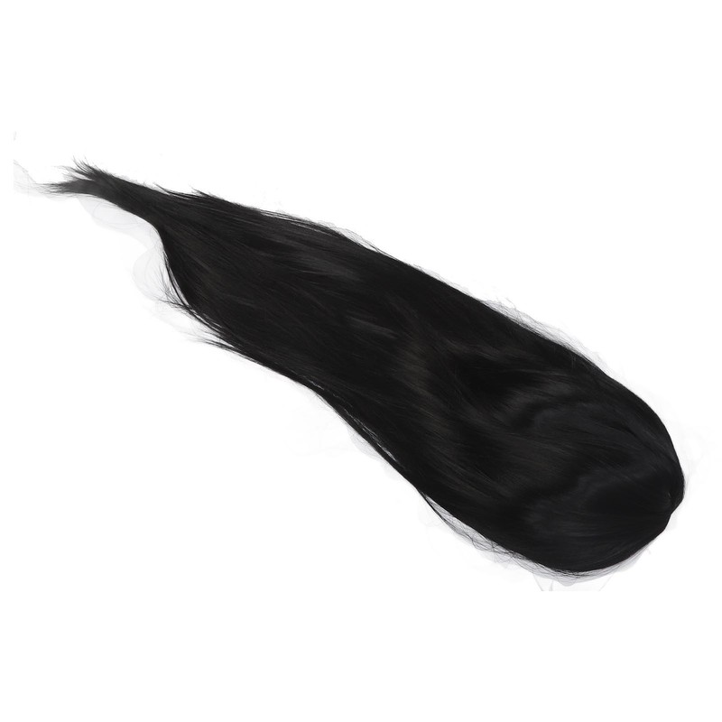 Black Long Straight Wig Women Hair Wig Comfortable Black Wig