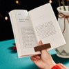 Page Holder for Thumb | Wooden Book Finger Page Holder,Compact