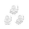 minkissy 3 Pcs Eyeshadow Powder Press, Eyeshadow Repair Tool Blush