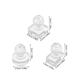 minkissy 3 Pcs Eyeshadow Powder Press, Eyeshadow Repair Tool Blush Highlighter Press Stamper for Makeup Organization Repair DIY