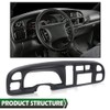 GRAND ORANGE Dash Board Bezel Cover Dashboard, Compatible with Dodge