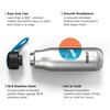 Zoku Vacuum Insulated Stainless Steel Bottle, 350ml, Silver