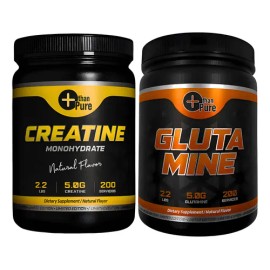 Creatina Monohidratada  Glutamina 1 Kg Cu More Than Pure                                                                                              