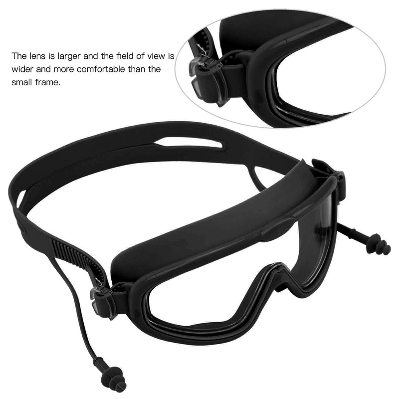 Kids Swimming Goggles with Earplug Waterproof AntiFog High Definition Diving