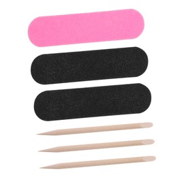 Baluue 200pcs Double-sided Manicure Files Nail Buffer Block for Nail Art Pedicure Tools Set