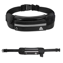 Ardent Endurance Running Belt Waist Pack Phone Pouch - Black