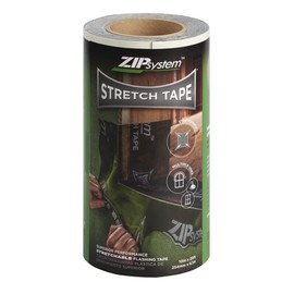 ZIP System Stretch Tape - Flexible Adhesive Flashing - Advanced Acrylic Adhesion - for Sealing Around Curves, Corners, Windows & Doors - Professional-Grade - Weather Protection - 10" x 20' Roll