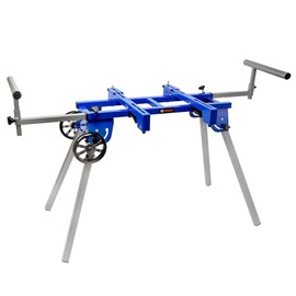 TOYAKI Miter Saw Stand With Wheels, Folding Work Table With Quick Release Tool Mounting System, Portable Saw Horse With Heavy-Duty Load Capacity