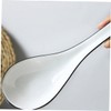 MAGICLULU White Ceramic Ramen Soup Spoon Multi-Function Kitchen Tableware Soup