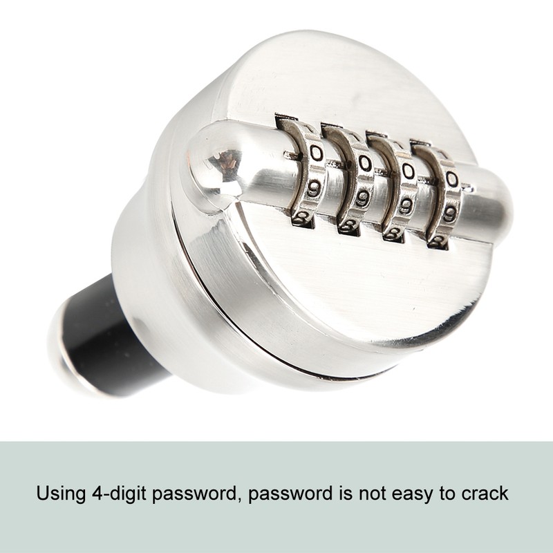 4 Digits Combination Zinc Alloy Wine Bottle Safe Password Lock