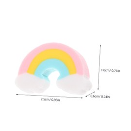 SEWACC 50pcs Rainbow Erasers Mini Erasers for Bulk Erasers Pencil Erasers