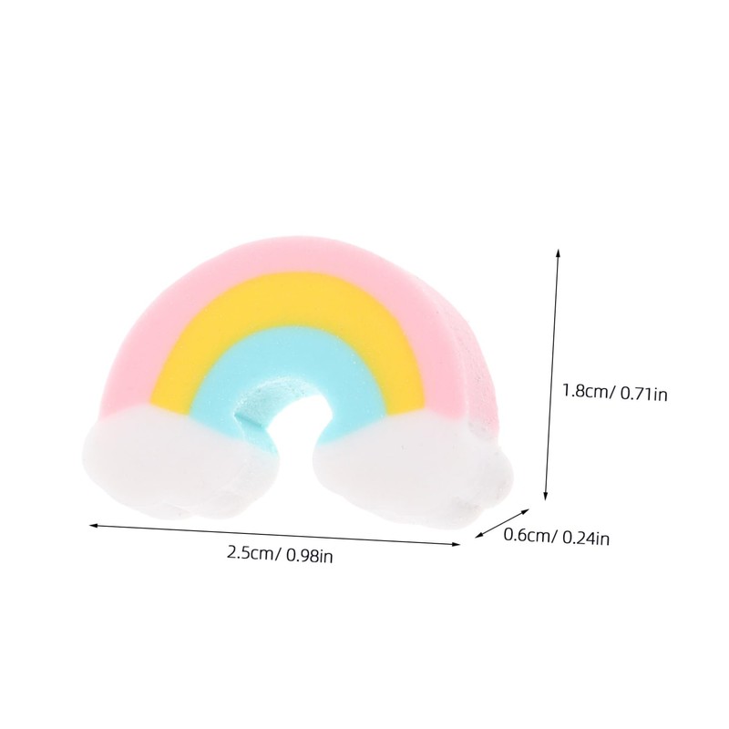 SEWACC 50pcs Rainbow Erasers Mini Erasers for Bulk Erasers Pencil