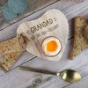 eBuyGB Heart Shaped Cup You are Egg-cellent Breakfast Board, Rubberwood