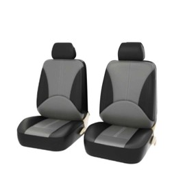 4 Pieces Car Seat Covers, Universal Breathable Leather Seat Protector Set Automobile Interior Accessories for Car SUV Vehicle