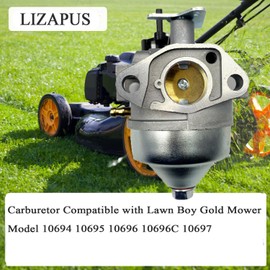 LIZAPUS Carburetor Carb Compatible with Lawn Boy Gold Mower Model 10694 10695 10696 10696C 10697 Replacement part