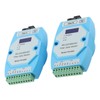 2Pcs RS485/422/232 Fiber Optic Converter Bidirectional Transimitter Receiver Modem Transmission