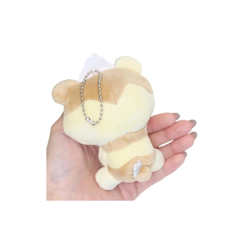 Kamio Japan Mochi Pudding, Plush Keychain, Mascot
