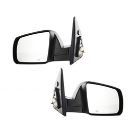 For Toyota Tundra 2007-2013 Door Mirror Driver and Passenger Side | Pair | Power | Heated | w/Cold Climate Spec | Paint To Match | Replacement For TO1320252, TO1321252 | 879400C181, 879100C181