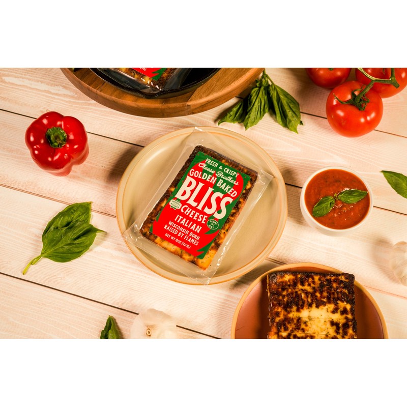 Cheese Bros. Italian Golden Baked Bliss Cheese | Made in