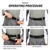 BOMTURN Great Tactical Belt Molle Duty Belt Quick Release Battle